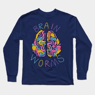 Brain Worms Long Sleeve T-Shirt